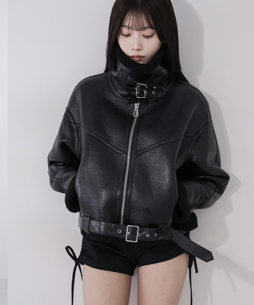 me+em select（ミームセレクト） ムートンコート ボアコート 「 新色