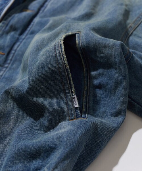 「NAUTICA」 デニムジャケット X-LARGE ブルー メンズ_画像9