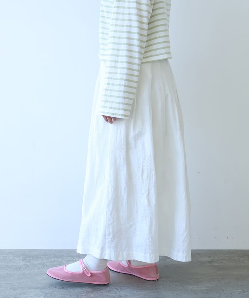 bulle de savon（ビュルデサボン） スカート patchwork ジャガード