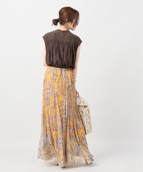 「JOINT WORKS」 ロングスカート FREE イエロー レディース_画像3