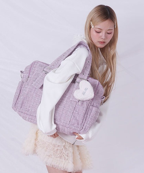 Fickle Bebe（フィクルベベ） ショルダーバッグ バッグ BIGツイード