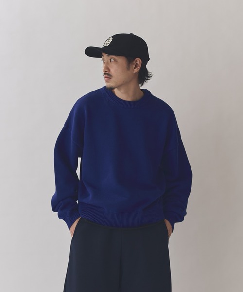 Lui's（ルイス） セーター ニット クロップドクルーネックニット