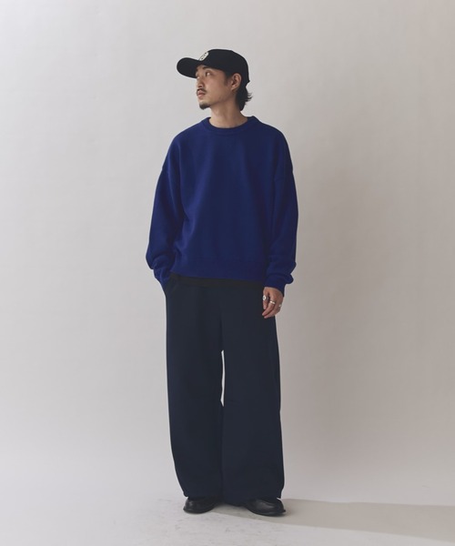 Lui's（ルイス） セーター ニット クロップドクルーネックニット
