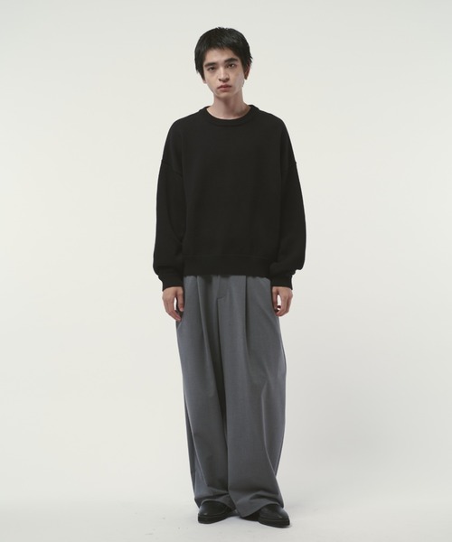 Lui's（ルイス） セーター ニット クロップドクルーネックニット