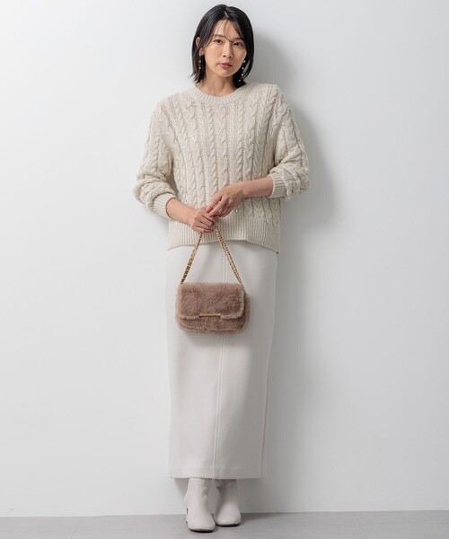 23区（ニジュウサンク） 長袖ニット 38 グレー レディース : ZOZOTOWN