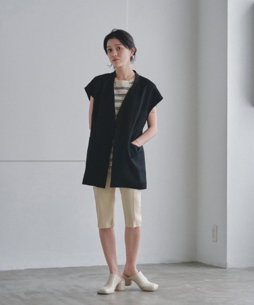 TODAYFUL 「TODAYFUL」 ベスト 38inch ブラック レディース : ZOZOTOWN