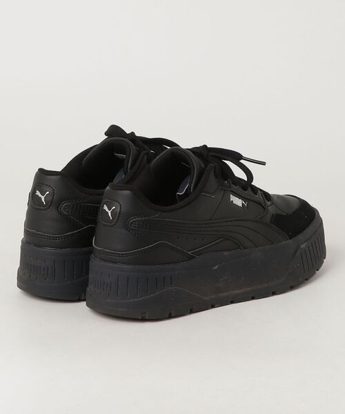 「PUMA」 ローカットスニーカー 24cm ブラック レディース_画像2