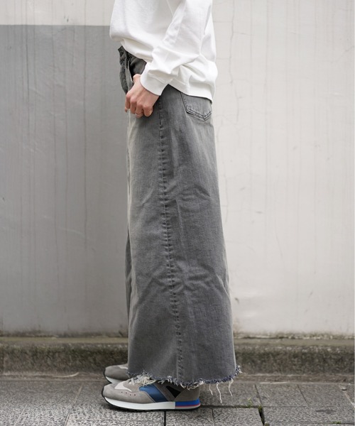 「surt」 デニムスカート MEDIUM インディゴブルー レディース_画像5