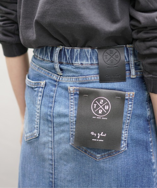 「surt」 デニムスカート MEDIUM インディゴブルー レディース_画像9