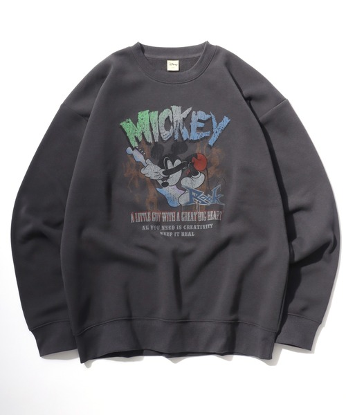 Disney（ディズニー） スウェットカットソー LL ブラック系その他3