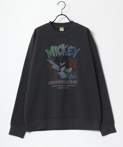 Disney（ディズニー） スウェットカットソー LL ブラック系その他3