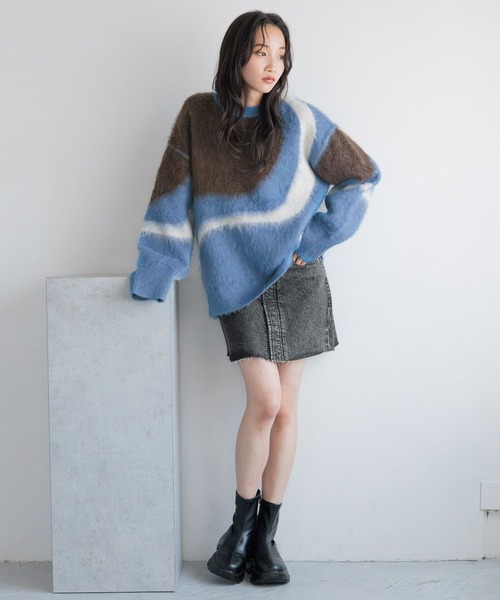 「LOWRYS FARM」 ショートブーツ LARGE ブラック レディース_画像2