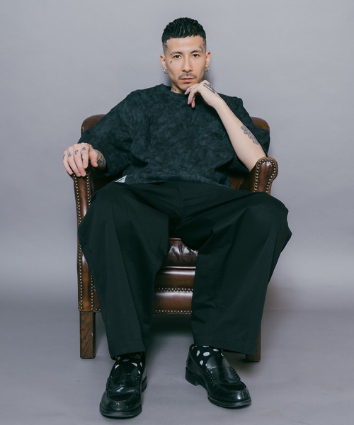 「Subciety」 半袖Tシャツ X-LARGE カーキ メンズ_画像6