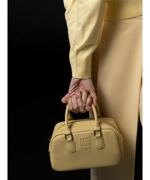 Te chichi（テチチ） ハンドバッグ エンボスロゴミニボストンバッグ