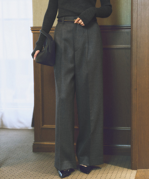 plage（プラージュ） スラックス パンツ toulou wide slax パンツ