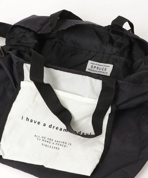 「SPRUCE」 2WAYバッグ - ブラック レディース_画像4
