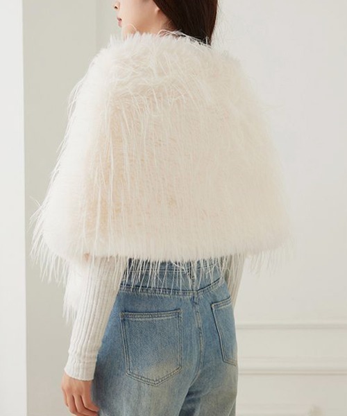 「Miniministore」 ストール FREE ホワイト レディース_画像4