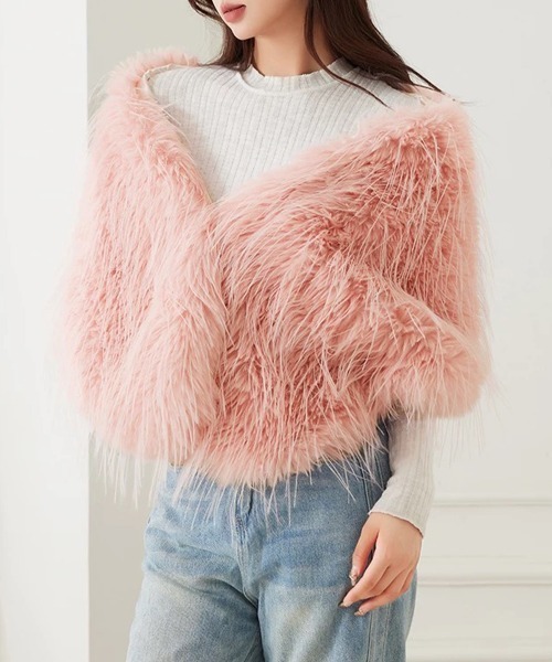 「Miniministore」 ストール FREE ホワイト レディース_画像5