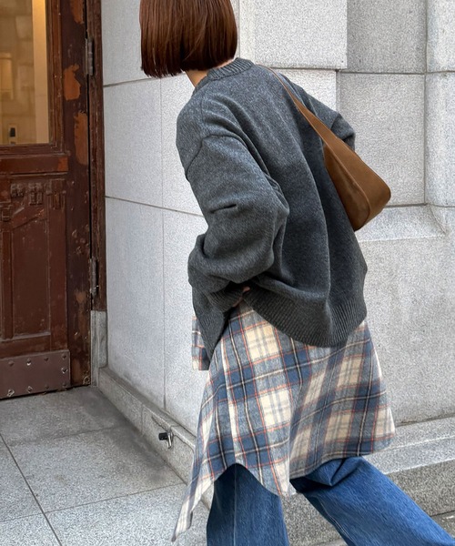 CANAL JEAN（キャナルジーン） ニットカーディガン ONE SIZE グレー