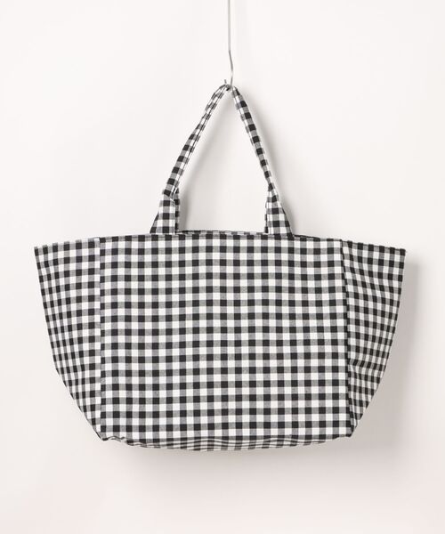 Mignonjour トートバッグ FReePLACe/大容量 ギンガムチェックトート