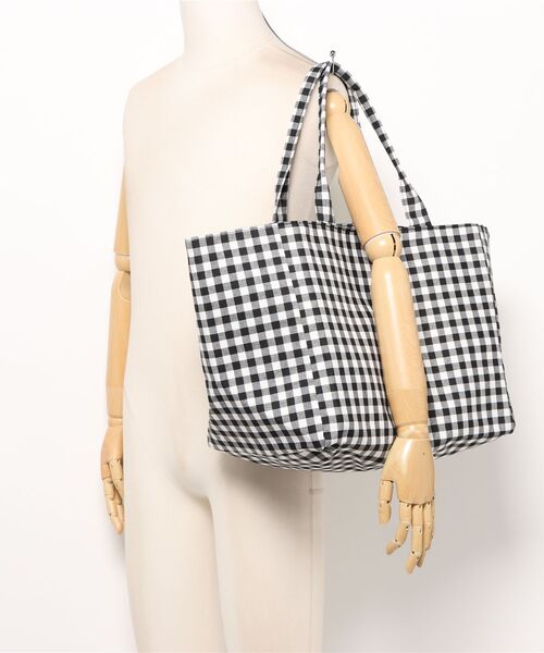 Mignonjour トートバッグ FReePLACe/大容量 ギンガムチェックトート