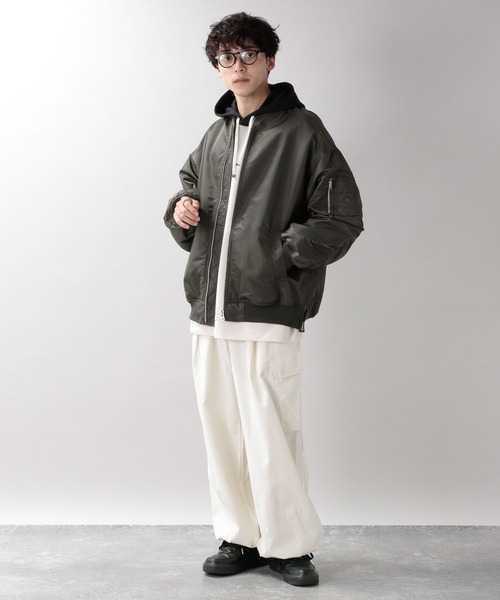 「RAGEBLUE」 ブルゾン MEDIUM ブラック メンズ_画像7