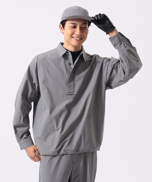ポロシャツ ORANGE LABEL / 4WAYストレッチ テック プルオーバーシャツ（撥水） メンズ