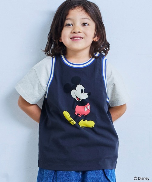 Roen ミッキータンクトップ44 Disney（ディズニー） タンクトップ 肌着 「Disney」ミッキーマウス