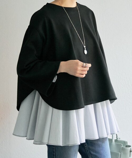 BEARDSLEY（ビアズリー） tシャツ フレアコンビトレーナー レディース