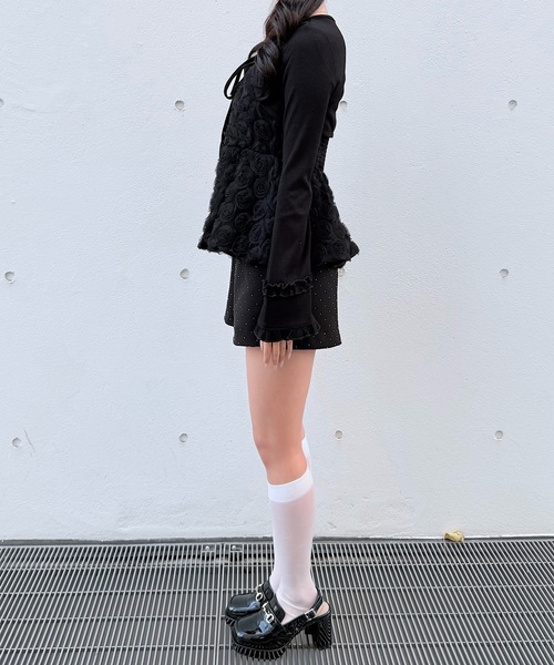 NOMAE（ノーマエ） ブラウス シャツ ローズペプラムキャミ レディース 