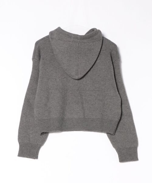 「SETUP7」 ジップアップパーカー FREE グレー レディース_画像2