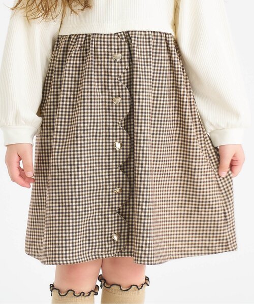 「apres les cours」 「KIDS」ドッキングワンピース 140 ピンク キッズ_画像4