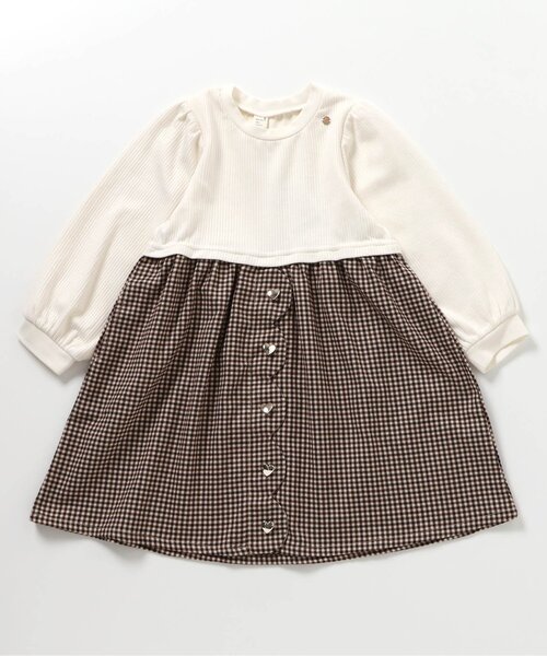 「apres les cours」 「KIDS」ドッキングワンピース 140 ピンク キッズ_画像6