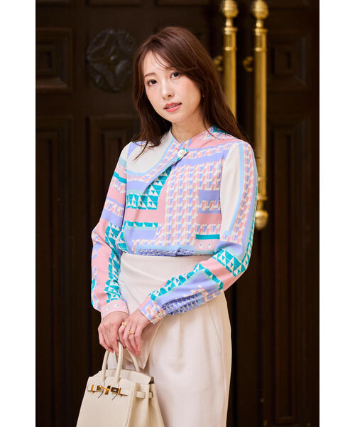 「PINKY&DIANNE」 長袖ブラウス 38 ブラック系その他 レディース_画像7