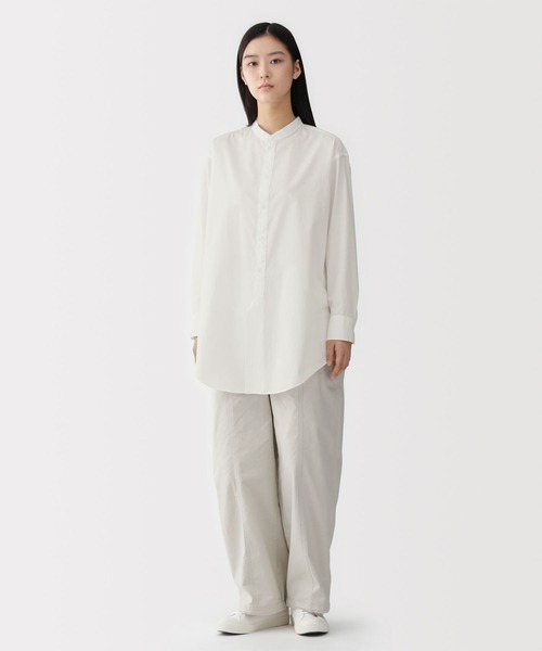 MUJI Labo チュニック 「MUJI Labo」婦人 ポプリンリラックスフィット