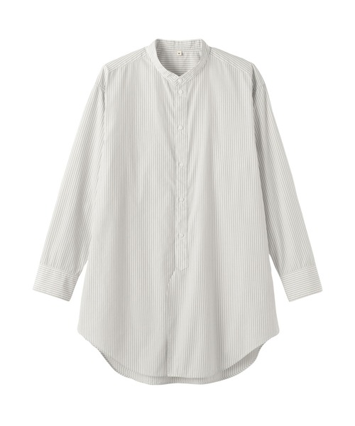 MUJI Labo チュニック 「MUJI Labo」婦人 ポプリンリラックスフィット 