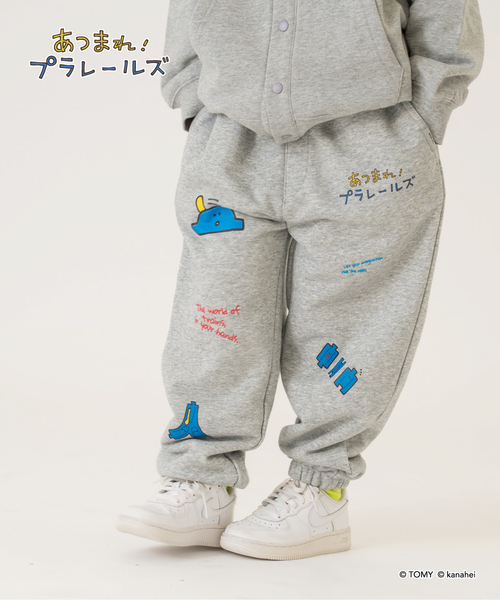 petit main and D. ワイドパンツ パンツ 「あつまれ！プラレールズ