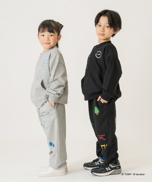 petit main and D. ワイドパンツ パンツ 「あつまれ！プラレールズ