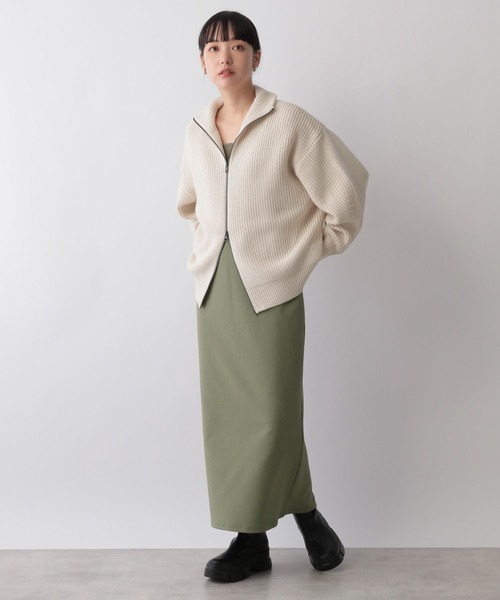 「LOWRYS FARM」 ニットカーディガン FREE アイボリー レディース_画像4