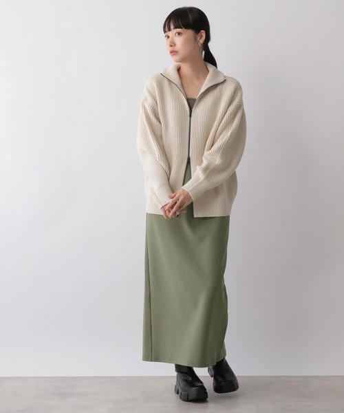 「LOWRYS FARM」 ニットカーディガン FREE アイボリー レディース_画像7