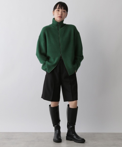 「LOWRYS FARM」 ニットカーディガン FREE アイボリー レディース_画像9