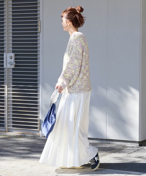 「B.C STOCK」 「Simplicite」ニットカーディガン FREE チャコールグレー レディース_画像8