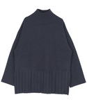 「titivate」 長袖ニット M ネイビー...の詳細画像2