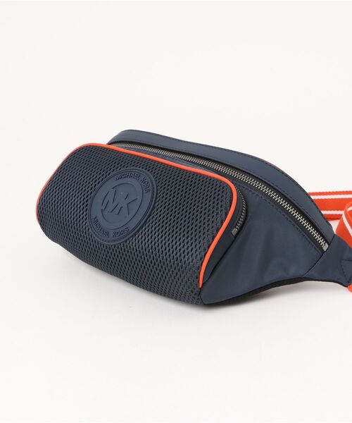 「MICHAEL KORS」 ウエストバッグ FREE ネイビー メンズ_画像3