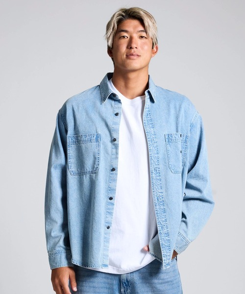 Quiksilver(クイックシルバー) シャツ メンズ DENIM WASH SH 長袖 Quiksilver(クイックシルバー) シャツ メンズ DENIM WASH SH 長袖