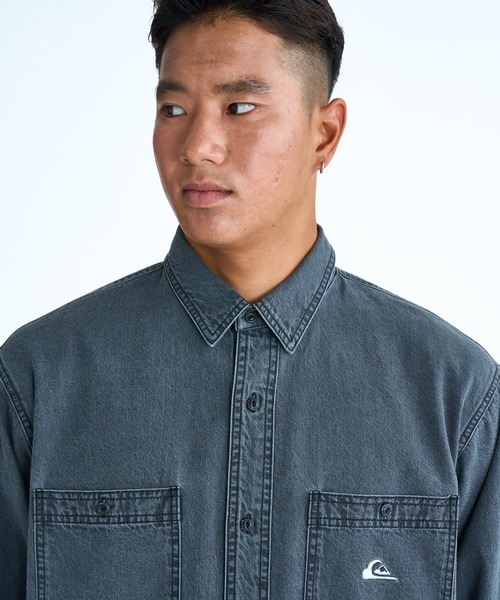 Quiksilver（クイックシルバー） シャツ メンズ DENIM WASH SH 長袖