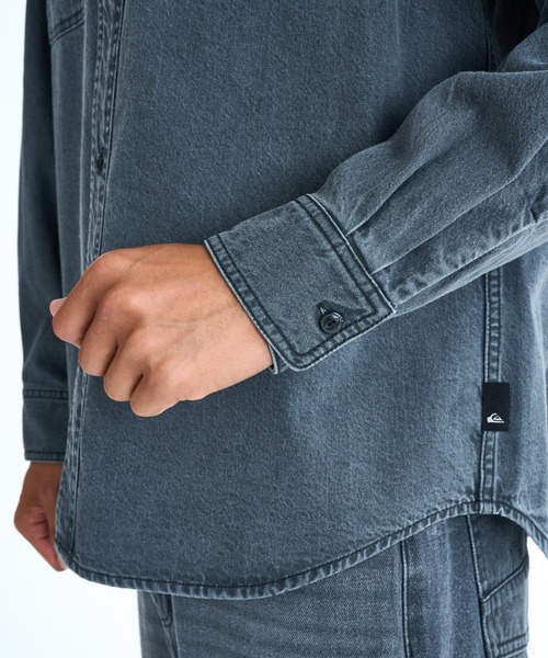 Quiksilver(クイックシルバー) シャツ メンズ DENIM WASH SH 長袖 Quiksilver(クイックシルバー) シャツ メンズ DENIM WASH SH 長袖