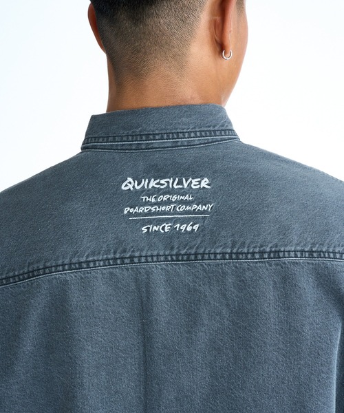 Quiksilver(クイックシルバー) シャツ メンズ DENIM WASH SH 長袖 Quiksilver(クイックシルバー) シャツ メンズ DENIM WASH SH 長袖