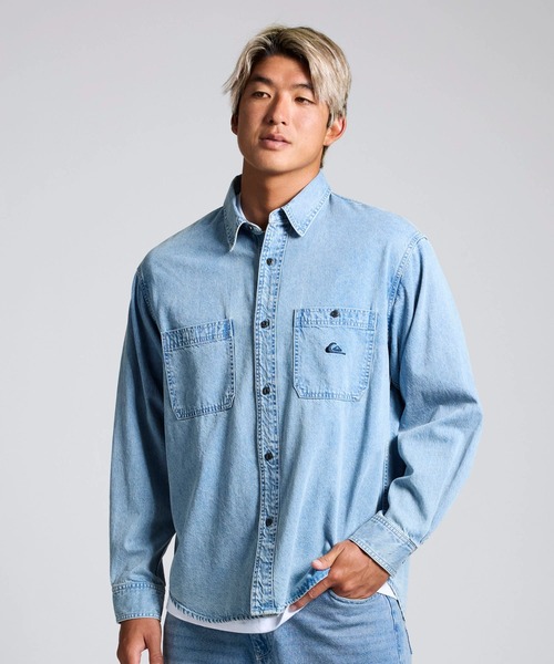 Quiksilver（クイックシルバー） シャツ メンズ DENIM WASH SH 長袖