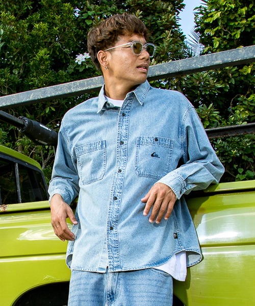 Quiksilver（クイックシルバー） シャツ メンズ DENIM WASH SH 長袖